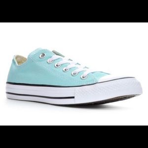mint blue converse